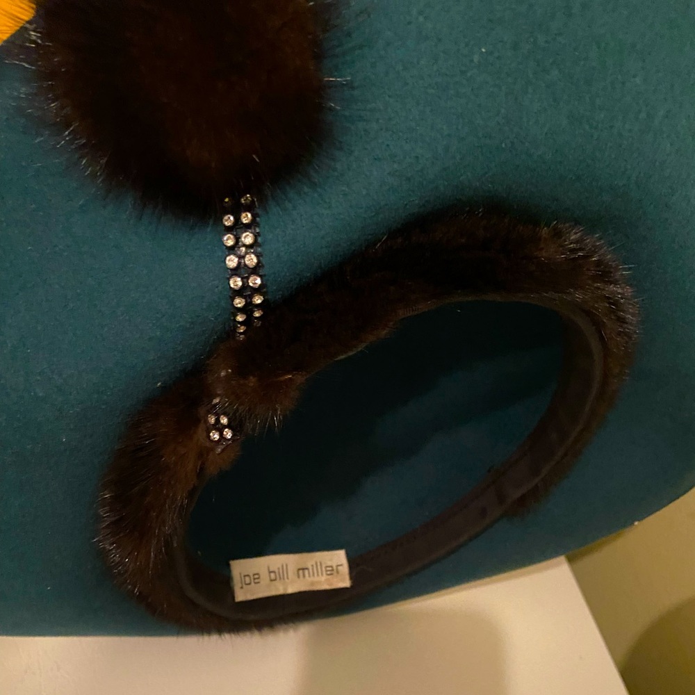 Beautiful Dark Green Joe Bill Miller Church Dress Hat